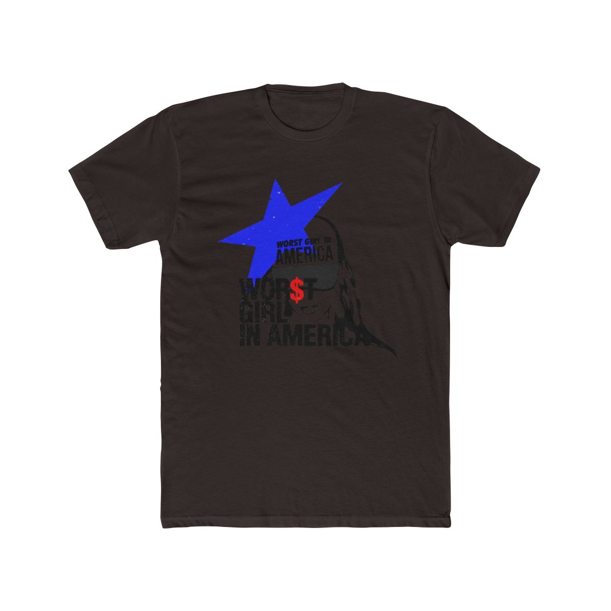 Slayyyter- Worst Girl In America Star T Shirt - alternate angle 2, merchandise