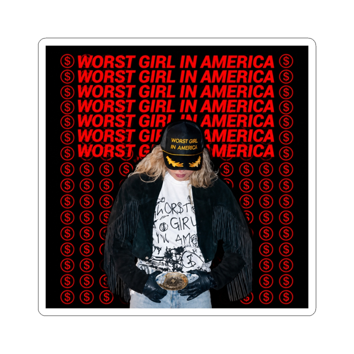 Slayyyter Worst Girl In America Tour Sticker